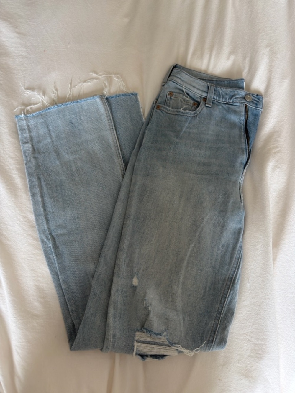 Pistola Light Wash Boot Cut Jeans